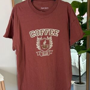 Coffee Club Burgundy T-Shirt